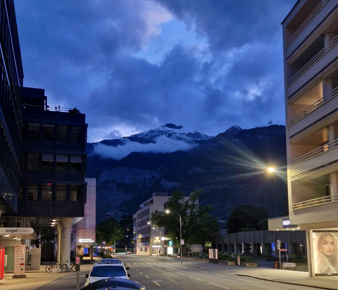 Night walk in Chur